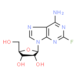 ChemSpider 2D Image | 2-Fluoroadenosine | C10H12FN5O4