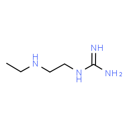 ChemSpider 2D Image | 1-[2-(Ethylamino)ethyl]guanidine | C5H14N4