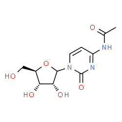ChemSpider 2D Image | 4-Acetamido-1-(D-ribofuranosyl)-2(1H)-pyrimidinone | C11H15N3O6