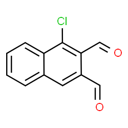 ChemSpider 2D Image | 1-Chloro-2,3-naphthalenedicarbaldehyde | C12H7ClO2