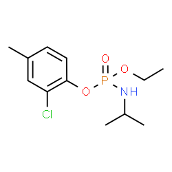 ChemSpider 2D Image | 2-Chloro-4-methylphenyl ethyl isopropylphosphoramidate | C12H19ClNO3P