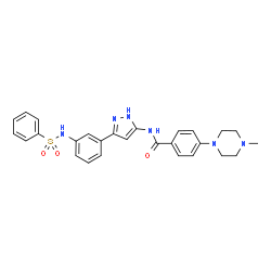 ChemSpider 2D Image | bpr1j-097 | C27H28N6O3S