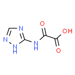 ChemSpider 2D Image | Oxo(1H-1,2,4-triazol-5-ylamino)acetic acid | C4H4N4O3