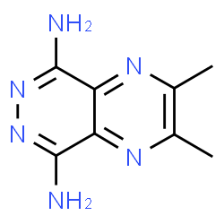 ChemSpider 2D Image | 2,3-Dimethylpyrazino[2,3-d]pyridazine-5,8-diamine | C8H10N6