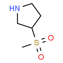 ChemSpider 2D Image | 3-methanesulfonylpyrrolidine | C5H11NO2S