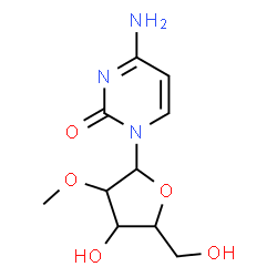 ChemSpider 2D Image | 4-Amino-1-(2-O-methylpentofuranosyl)-2(1H)-pyrimidinone | C10H15N3O5