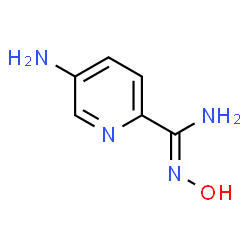 ChemSpider 2D Image | 5-Aminopyridine-2-carboxamidoxime | C6H8N4O