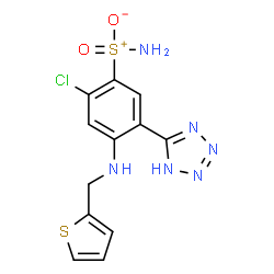 ChemSpider 2D Image | CSID:26641027 | C12H11ClN6O2S2
