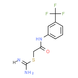 ChemSpider 2D Image | 2-Oxo-2-{[3-(trifluoromethyl)phenyl]amino}ethyl carbamimidothioate | C10H10F3N3OS