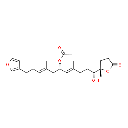 ChemSpider 2D Image | 10-acetylirciformonin B | C24H34O6