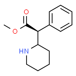 ChemSpider 2D Image | Methyl (2S)-phenyl(2-piperidinyl)acetate | C14H19NO2