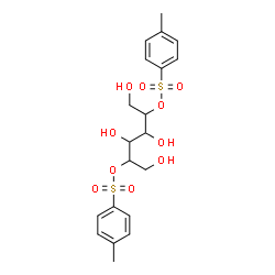 ChemSpider 2D Image | 2,5-Bis-O-[(4-methylphenyl)sulfonyl]hexitol | C20H26O10S2