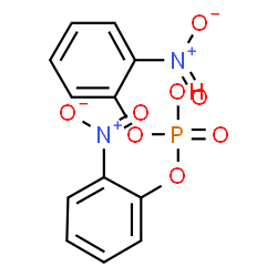 ChemSpider 2D Image | Bis(2-nitrophenyl) hydrogen phosphate | C12H9N2O8P