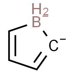 ChemSpider 2D Image | Borate(1-), [1,3-butadiene-1,4-diyl-kappaC~1~,kappaC~4~, ion(1-)]dihydro-, ion(1-) | C4H5B