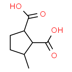 ChemSpider 2D Image | 3-Methyl-1,2-cyclopentanedicarboxylic acid | C8H12O4