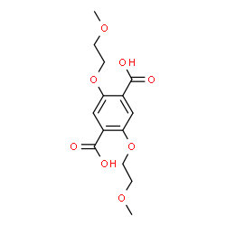 ChemSpider 2D Image | 2,5-Bis(2-methoxyethoxy)terephthalic acid | C14H18O8