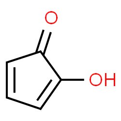 ChemSpider 2D Image | 2-Hydroxy-2,4-cyclopentadien-1-one | C5H4O2