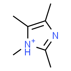ChemSpider 2D Image | 1,2,4,5-Tetramethyl-1H-imidazol-1-ium | C7H13N2