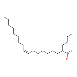 ChemSpider 2D Image | (9Z)-2-Butyl-9-octadecenoate | C22H41O2
