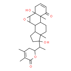 ChemSpider 2D Image | 5,17-Dihydroxy-6,7:22,26-diepoxyergosta-2,24-diene-1,26-dione | C28H38O6