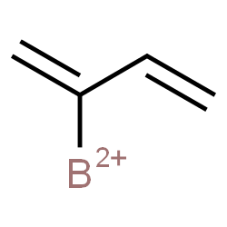 ChemSpider 2D Image | 1-methyleneallylboron(2+) | C4H5B