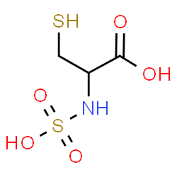 ChemSpider 2D Image | N-Sulfocysteine | C3H7NO5S2