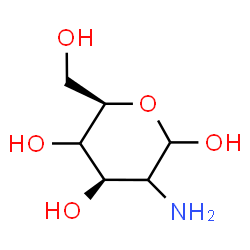 ChemSpider 2D Image | 2-Amino-2-deoxy-D-threo-hexopyranose | C6H13NO5