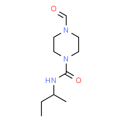 ChemSpider 2D Image | N-sec-Butyl-4-formyl-1-piperazinecarboxamide | C10H19N3O2