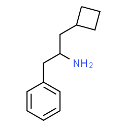 ChemSpider 2D Image | 1-Cyclobutyl-3-phenyl-2-propanamine | C13H19N