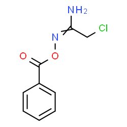 ChemSpider 2D Image | N'-(Benzoyloxy)-2-chloroethanimidamide | C9H9ClN2O2