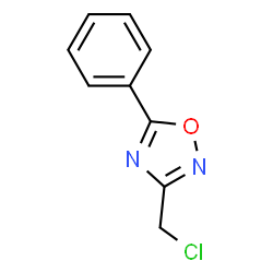 ChemSpider 2D Image | 3-(Chloromethyl)-5-phenyl-1,2,4-oxadiazole | C9H7ClN2O