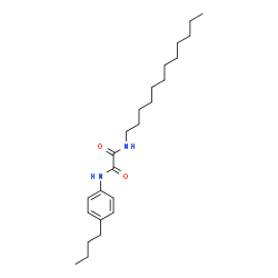ChemSpider 2D Image | N-(4-Butylphenyl)-N'-dodecylethanediamide | C24H40N2O2