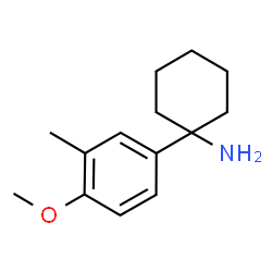 ChemSpider 2D Image | 1-(4-Methoxy-3-methylphenyl)cyclohexanamine | C14H21NO