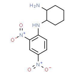 ChemSpider 2D Image | N-(2,4-Dinitrophenyl)-1,2-cyclohexanediamine | C12H16N4O4