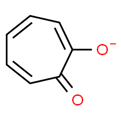 ChemSpider 2D Image | 7-Oxo-1,3,5-cycloheptatrien-1-olate | C7H5O2