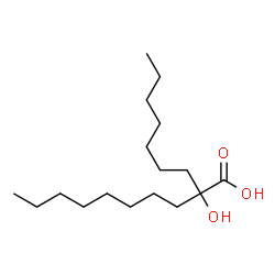 ChemSpider 2D Image | 2-Heptyl-2-hydroxydecanoic acid | C17H34O3