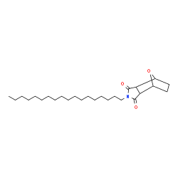 ChemSpider 2D Image | 4-Octadecyl-10-oxa-4-azatricyclo[5.2.1.0~2,6~]decane-3,5-dione | C26H45NO3