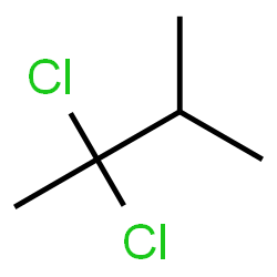 ChemSpider 2D Image | 2,2-Dichloro-3-methylbutane | C5H10Cl2