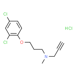 ChemSpider 2D Image | Clorgyline | C13H16Cl3NO