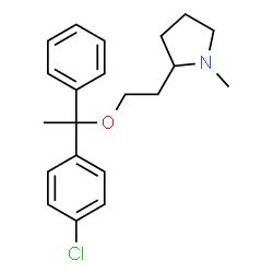 ChemSpider 2D Image | Clemastine | C21H26ClNO