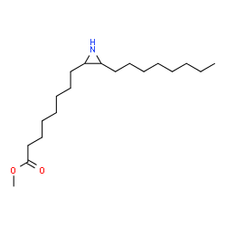ChemSpider 2D Image | Methyl 8-(3-octyl-2-aziridinyl)octanoate | C19H37NO2
