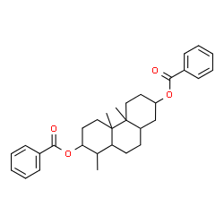 ChemSpider 2D Image | 1,4a,4b-Trimethyltetradecahydrophenanthrene-2,7-diyl dibenzoate | C31H38O4