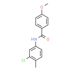 ChemSpider 2D Image | 3'-CHLORO-4-METHOXY-4'-METHYLBENZANILIDE | C15H14ClNO2