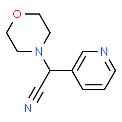 ChemSpider 2D Image | 4-Morpholinyl(3-pyridinyl)acetonitrile | C11H13N3O