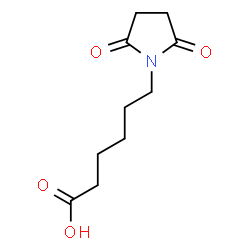 ChemSpider 2D Image | N-(5-Carboxy-n-pentyl)succinimide | C10H15NO4