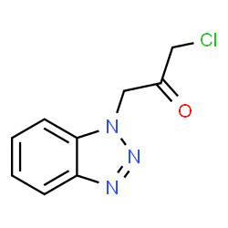 ChemSpider 2D Image | 1-(1H-Benzotriazol-1-yl)-3-chloroacetone | C9H8ClN3O