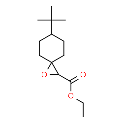 ChemSpider 2D Image | Ethyl 6-tert-butyl-1-oxaspiro(2.5)octane-2-carboxylate | C14H24O3