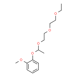 ChemSpider 2D Image | 1-{1-[2-(2-Ethoxyethoxy)ethoxy]ethoxy}-2-methoxybenzene | C15H24O5