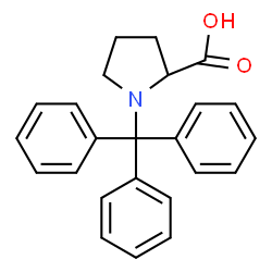 ChemSpider 2D Image | 1-Tritylproline | C24H23NO2