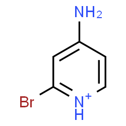 ChemSpider 2D Image | 4-Amino-2-bromopyridinium | C5H6BrN2